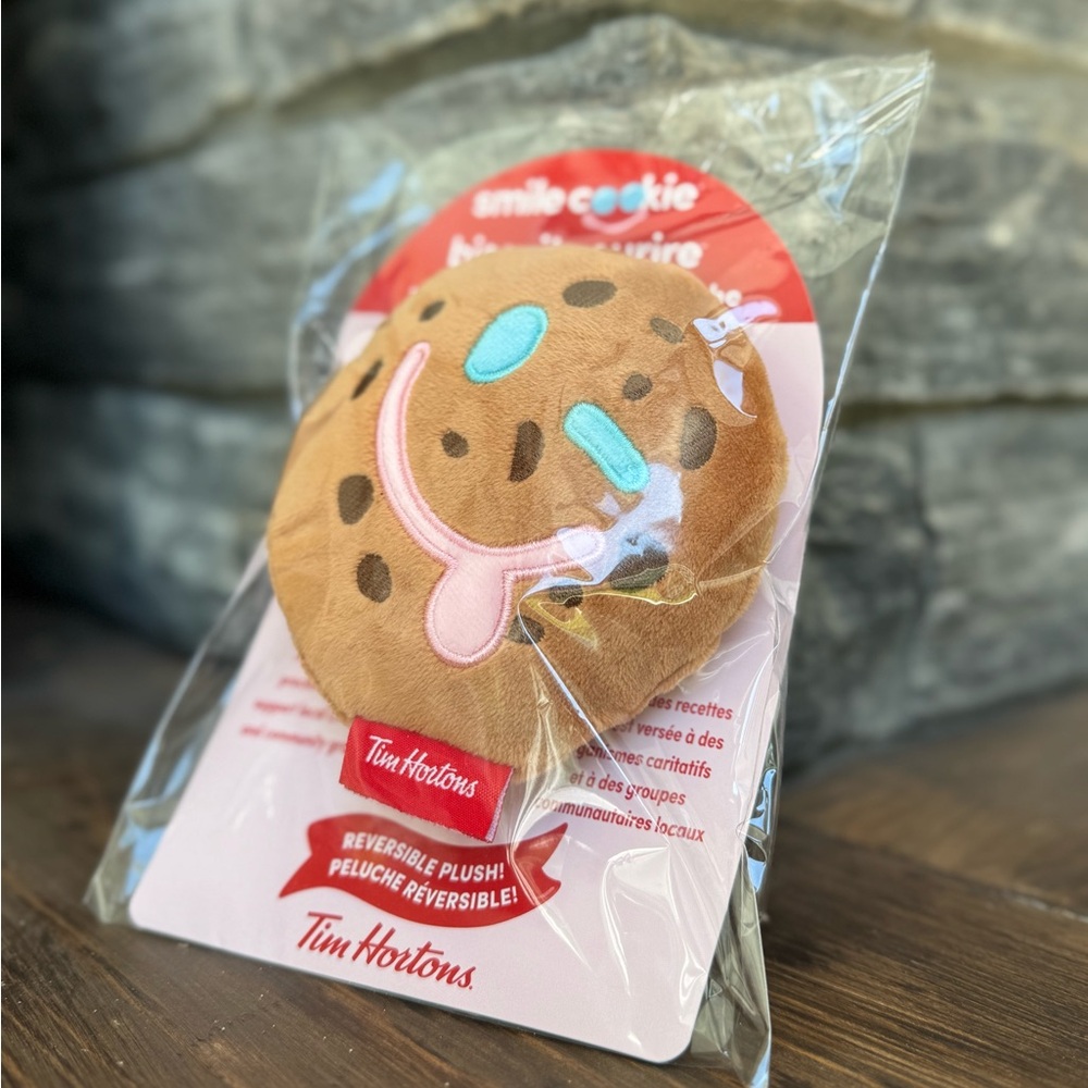 Tim Hortons Smile Cookie Reversible Plush